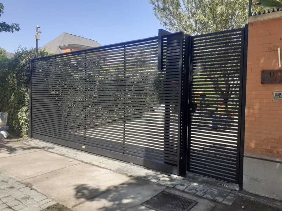 Porton corredera automatizado