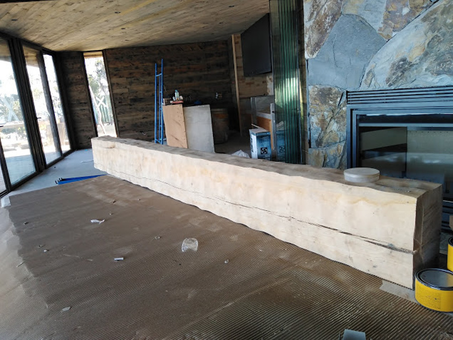 fabricaion e instalacion pilares de madera nativa r