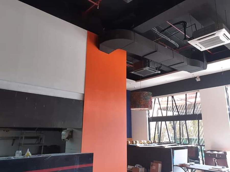 Pintura pared techo
