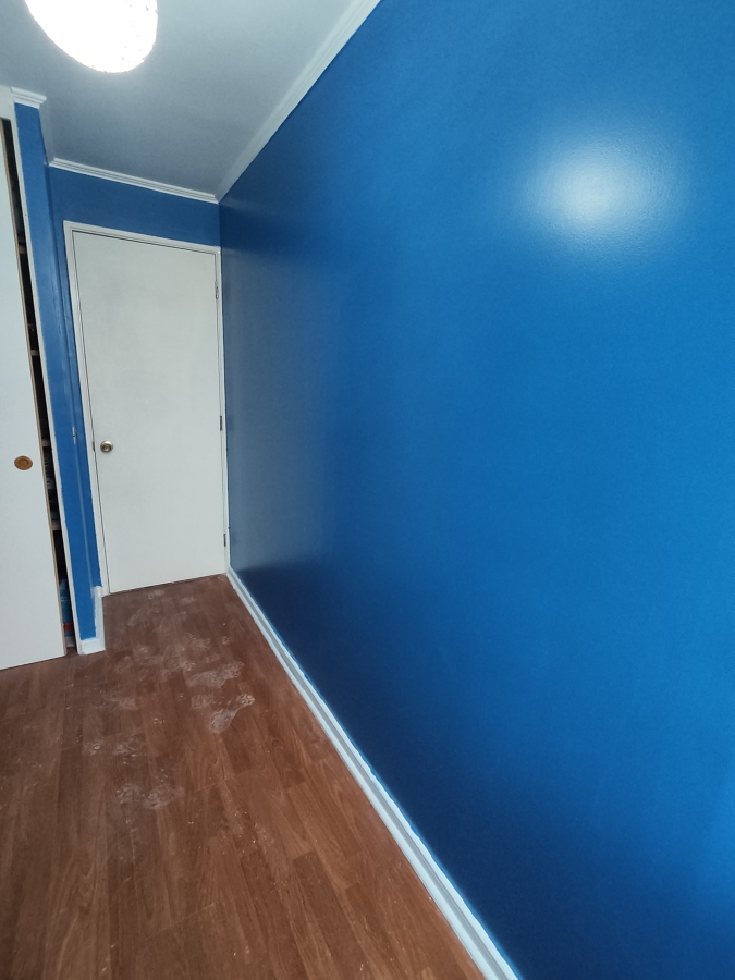 Pieza luego de ser pintada