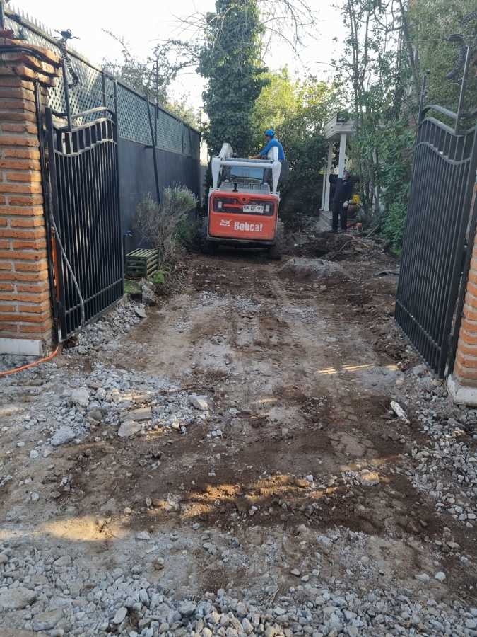 Rebaje de terreno jardines