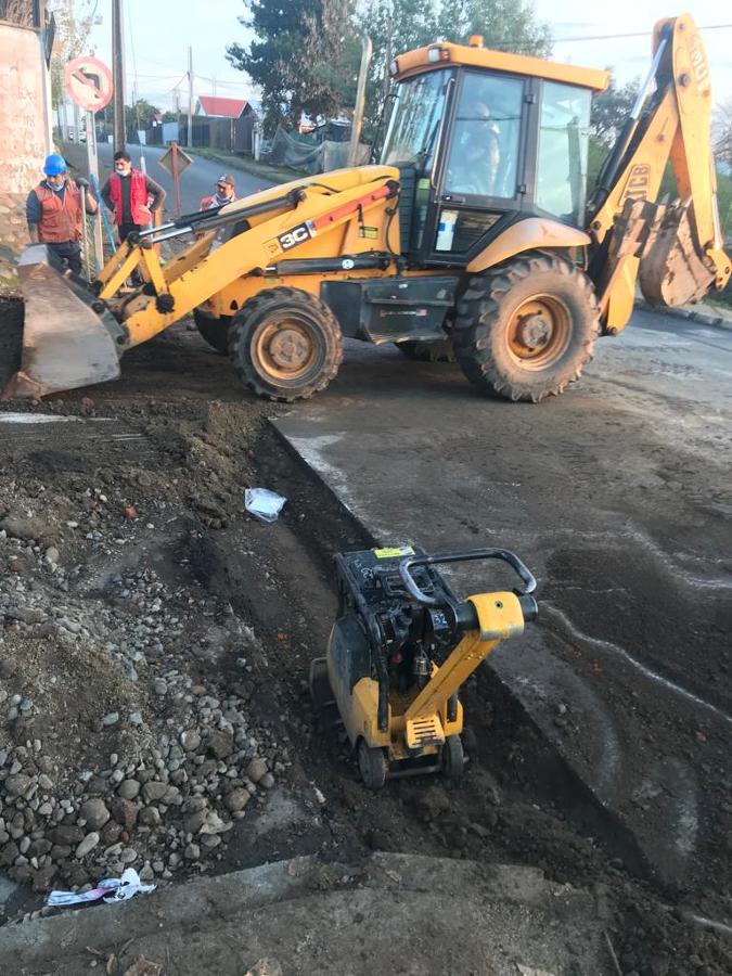 Tapado de zanjas y compactacion