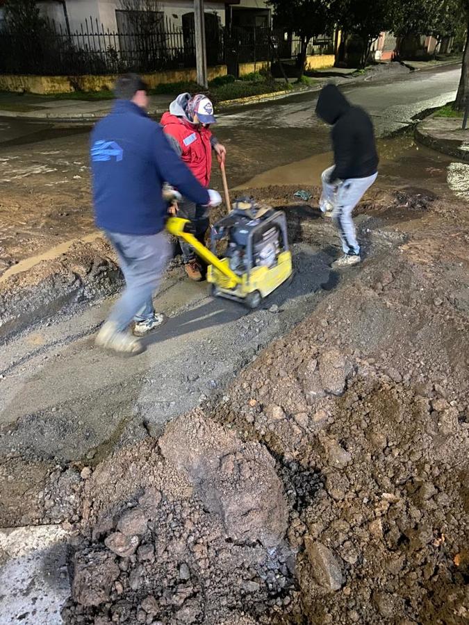 Preparacion de terreno para su posterior hormigonado