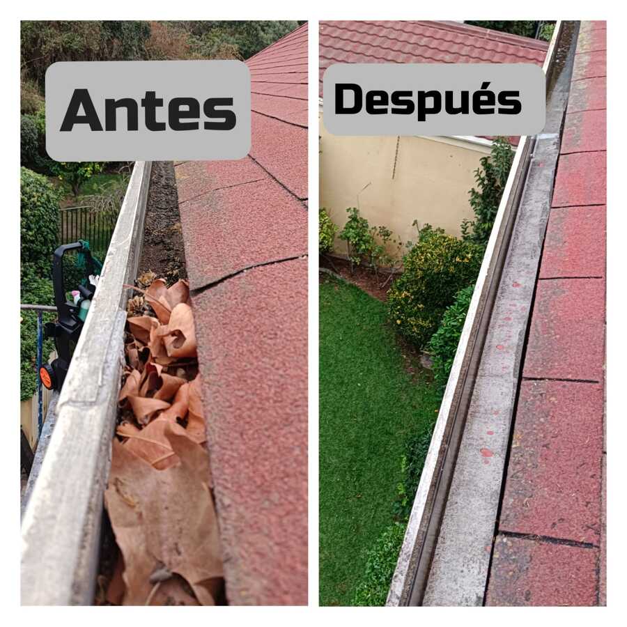 Mantención de canaletas