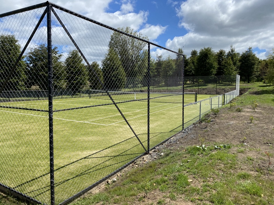 Enrejado cancha de tenis