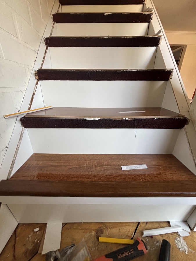 Escalera vitrificada