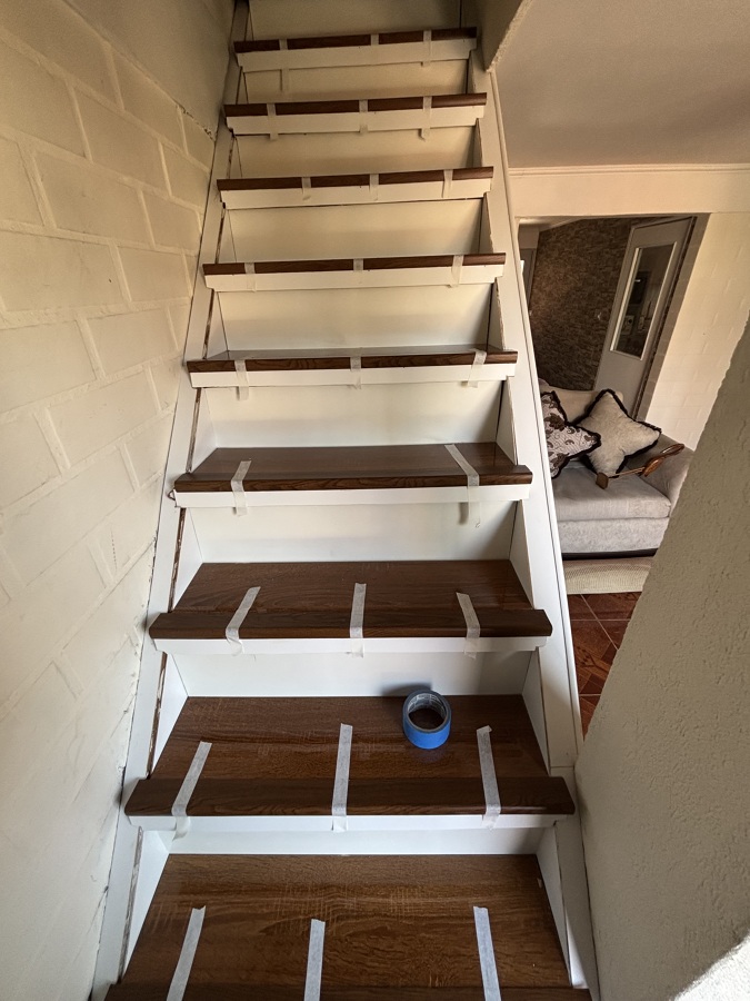 Escalera vitrificada