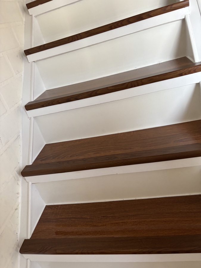 Escalera vitrificada