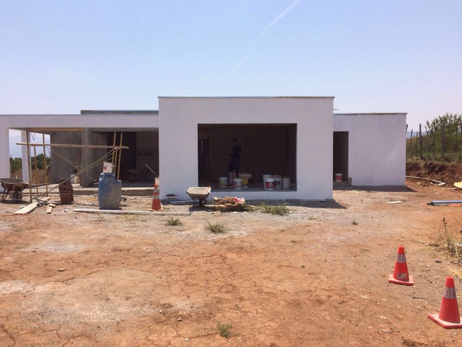 Construcción casa mediterránea