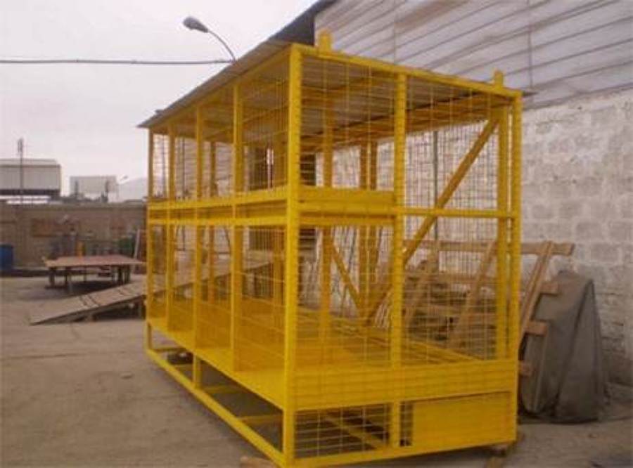 jaula para contencion de sustancias peligrosa