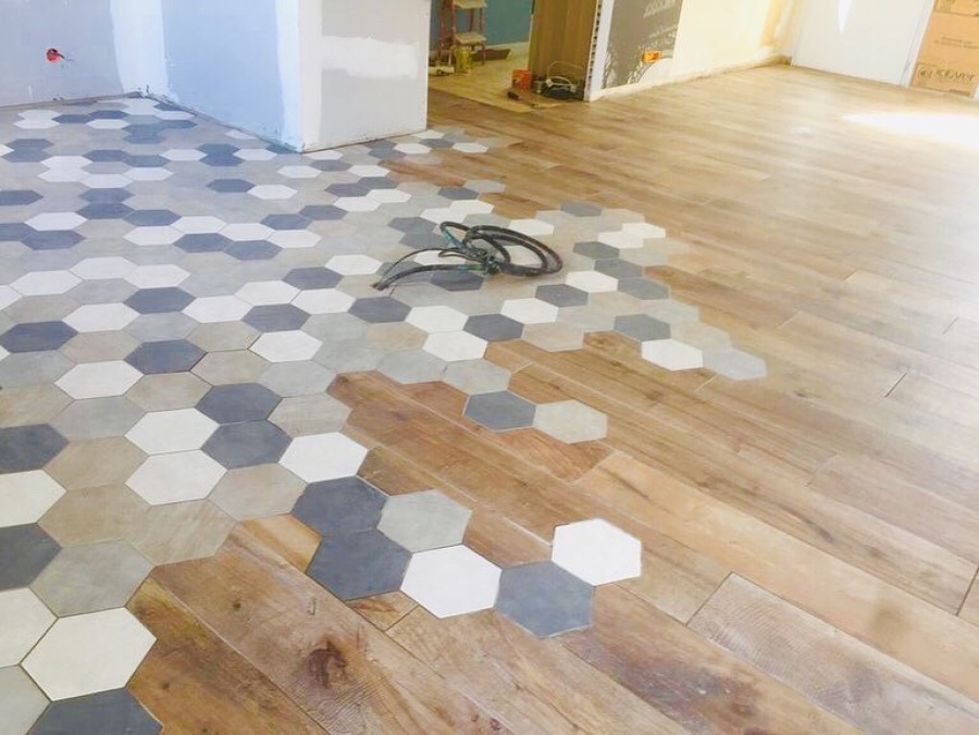 Suelo mosaico