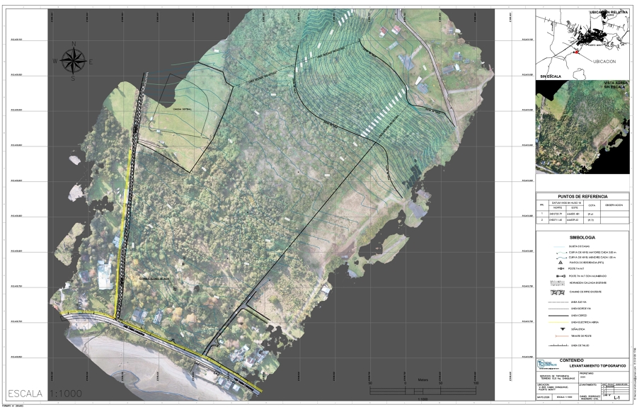 Levantamiento Topográfico con Fotogrametría Sector Chinquihue