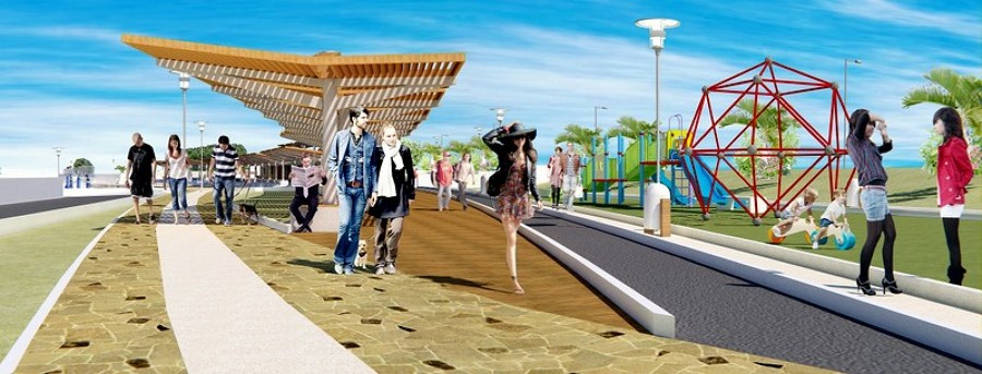 Paseo Borde Costero, Sector Plaza de la Cultura Mejillones