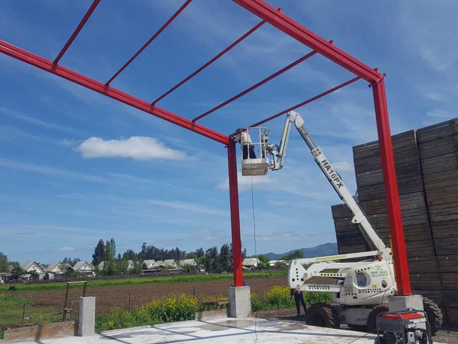 Instalación de costaneras