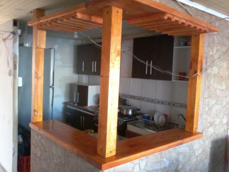bar de cocina con diseños