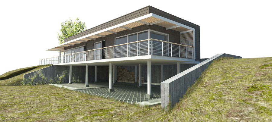 Perspectiva Vivienda en Pirque