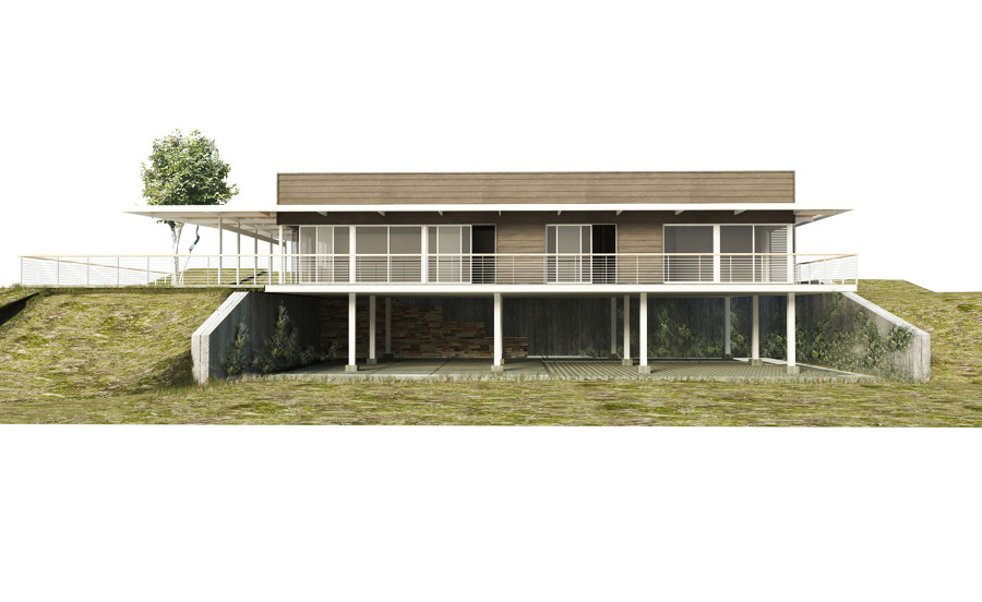 Perspectiva Vivienda en Pirque