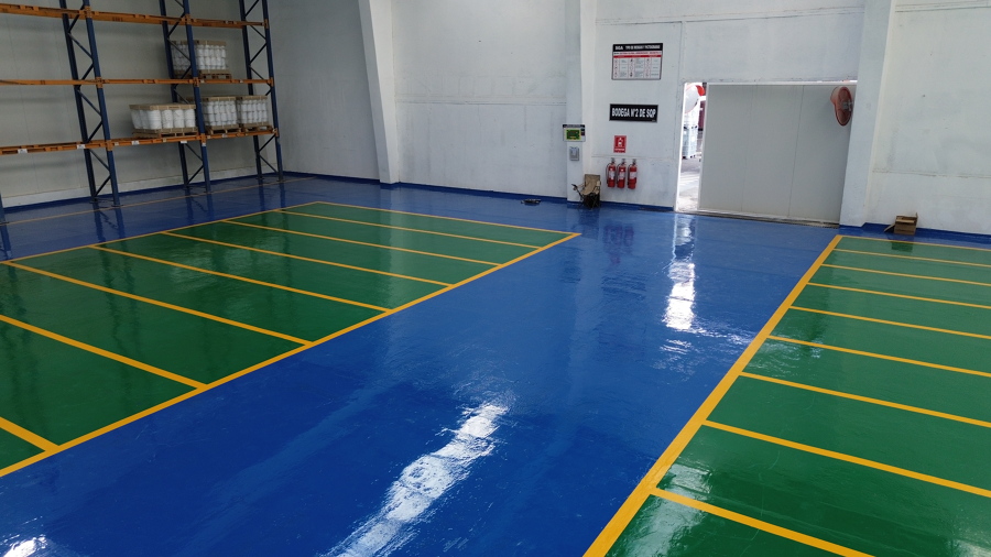 Pintado de Piso de Bodega