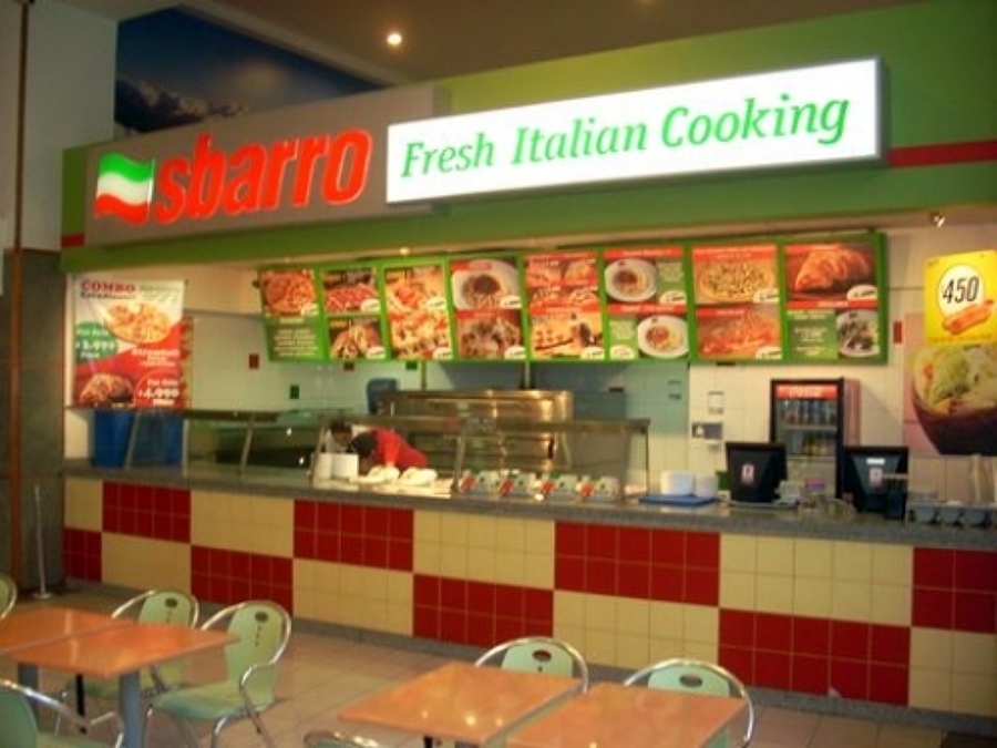 PIZZERIA SBARRO MALL PATIO CENTRO