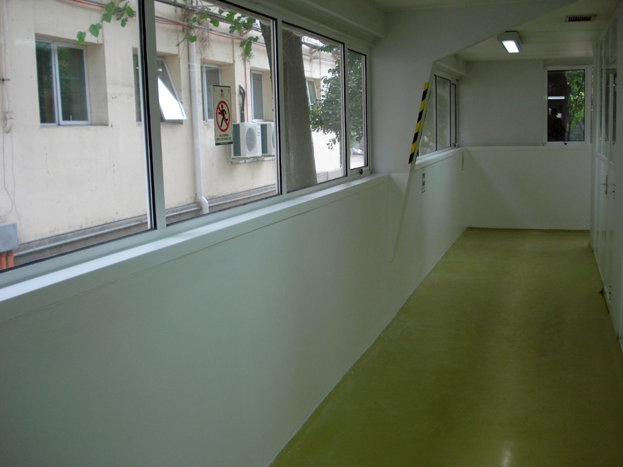 Remodelación de pasillo.