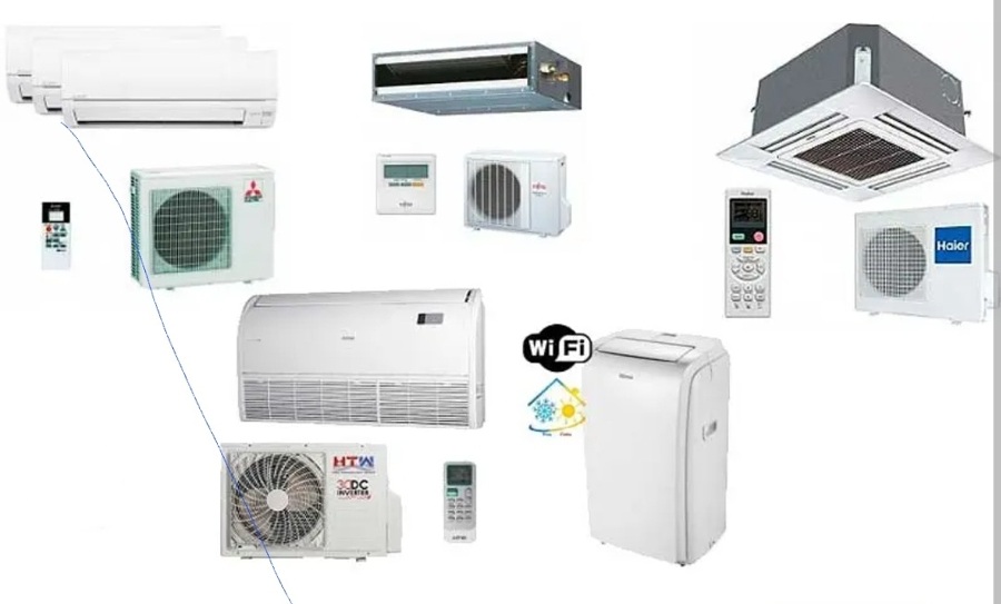 Servicio para diferentes tipos de aire acondicionado