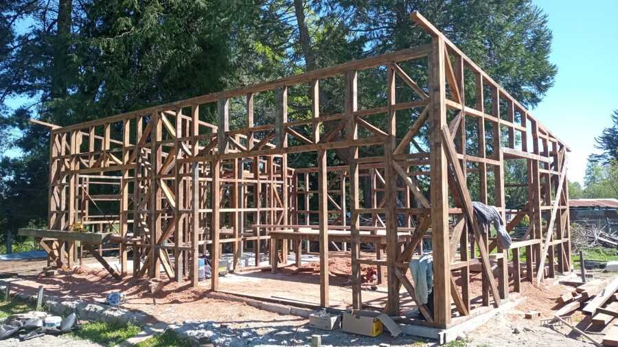 Tabiqueria cabaña de 36m2