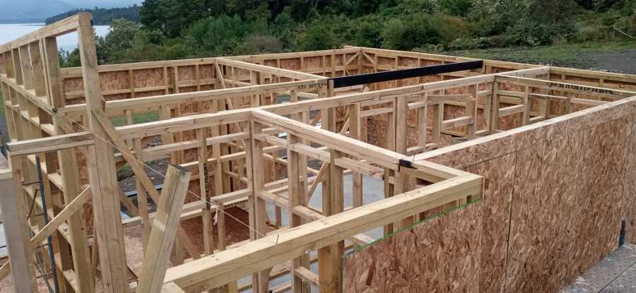 Tabiqueria proyecto casa a orillas del lago 150m2