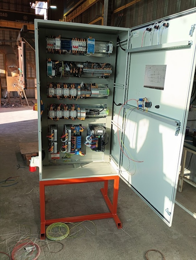 Tablero de control de discretizadora automática