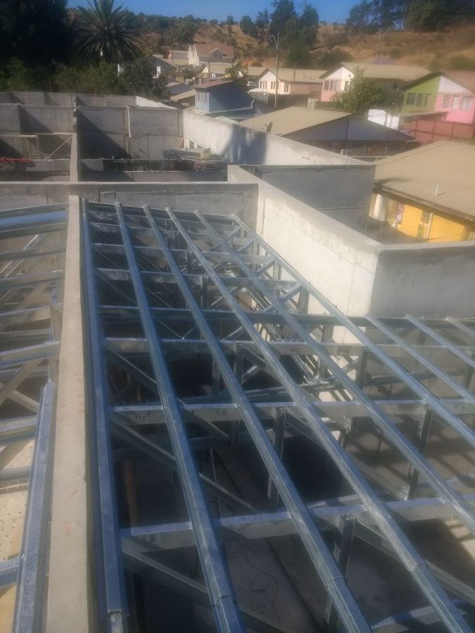 Confección cerchas en metalcon