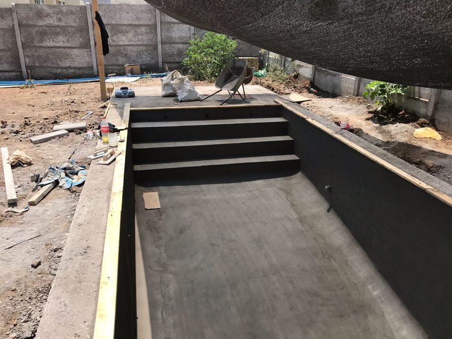 Construcción de Piscina