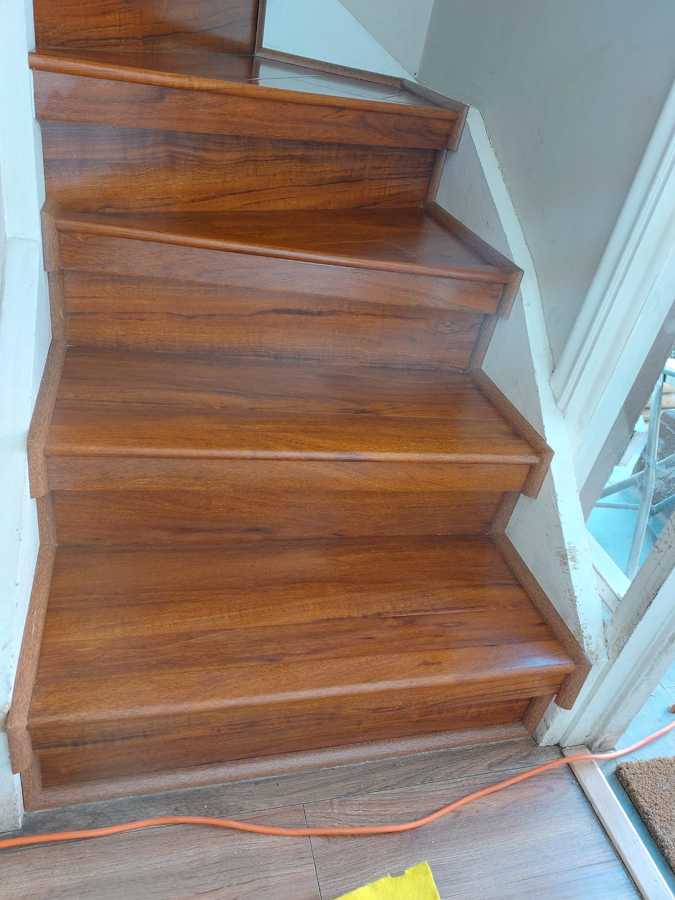 escalera remodelada