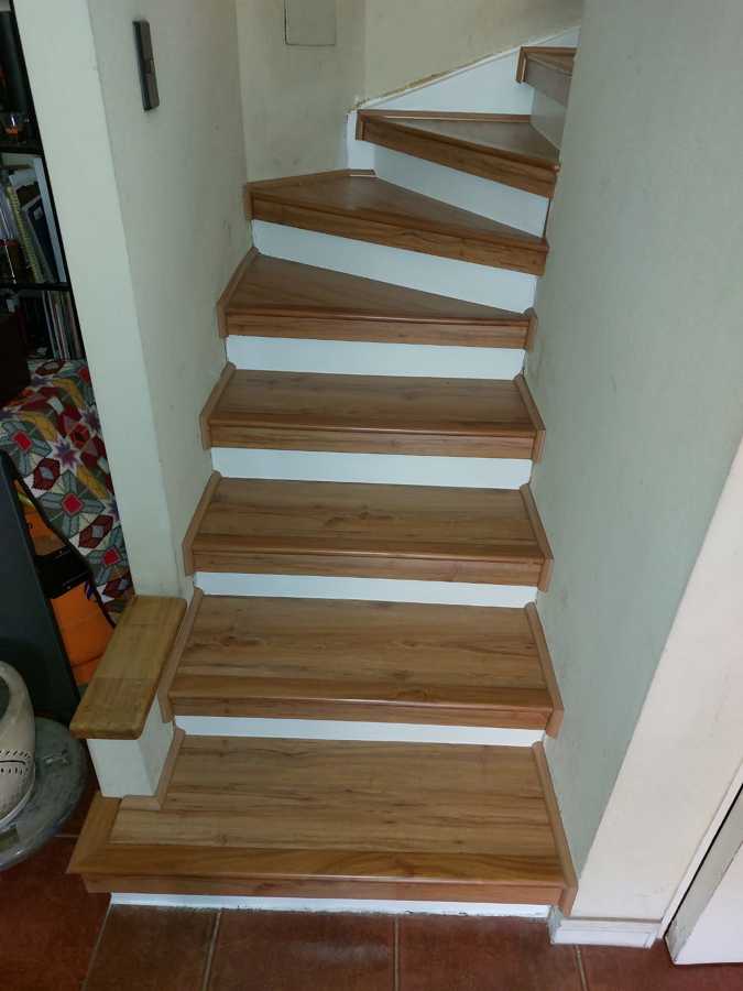 escalera remodelada