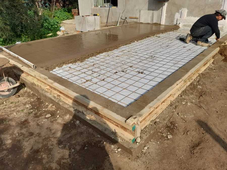 RADIER CON AISLACIÓN TÉRMICA CASA CH