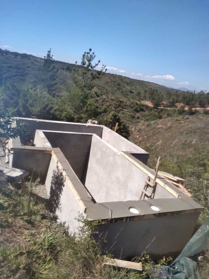 Proceso de construcción de piscina