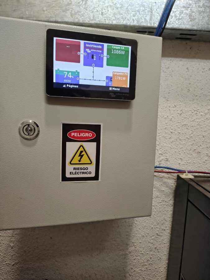 Proyecto 10kw hibrido 20kw baterías La Gonzalina Rancagua
