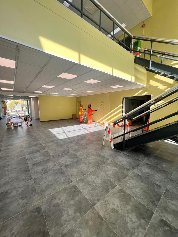 Pintura interior en proceso — así trabajamos