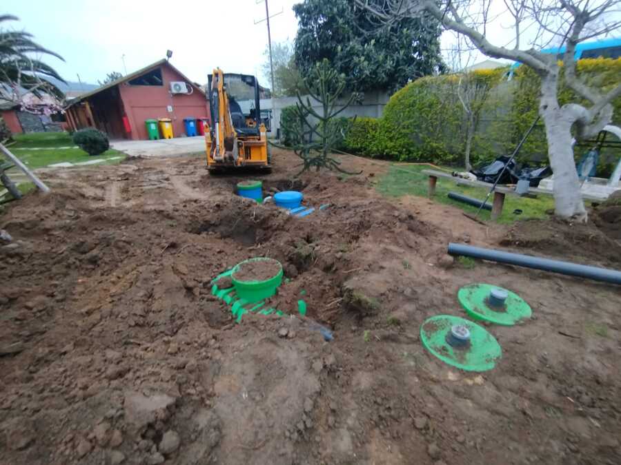 Instalación sistema de recuperación Casa Blanca