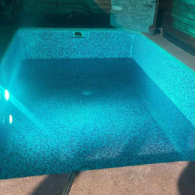 Mosaico en Piscina