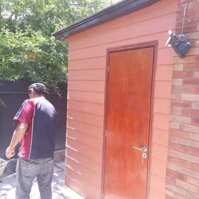 Exterior construcción casa