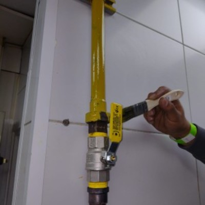 llave de corte de gas