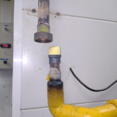 corte linea de gas local telepizza plaza oeste