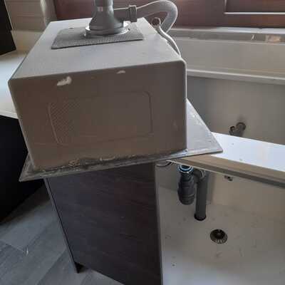 Intalación de lavaplatos