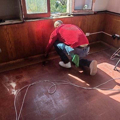 Instalación de Piso vinilico