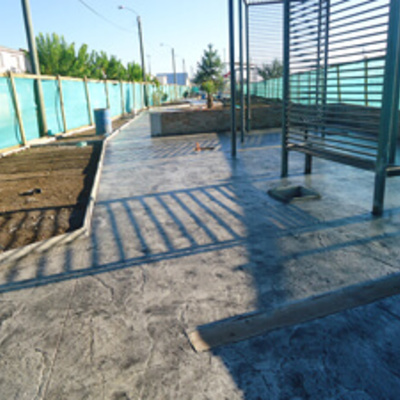 Radier espacios comunes de condominio