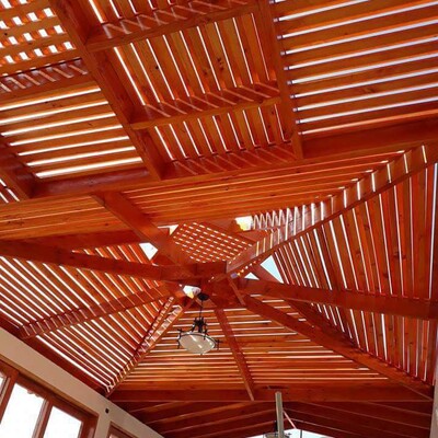 pérgola en forma de cúpula
