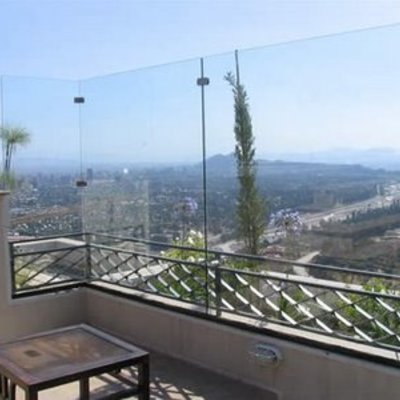 Baranda cristal templado