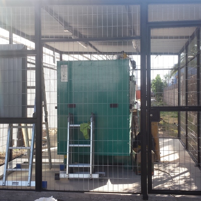 jaula de cierre de grupo electrógeno