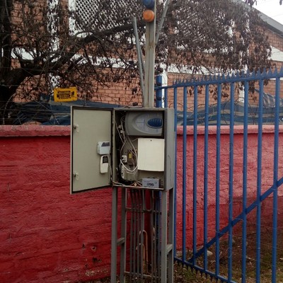 Torre de control para energizador de 2 zonas