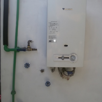 Conexión de respaldo a calefont