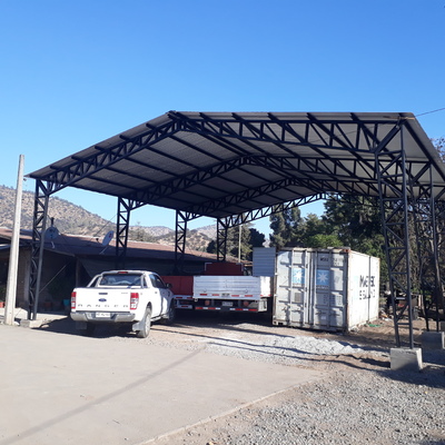 construcción de galpón